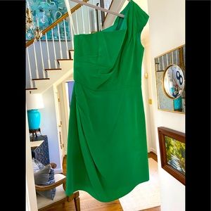 Shoshana dress. Beautiful emerald green color.